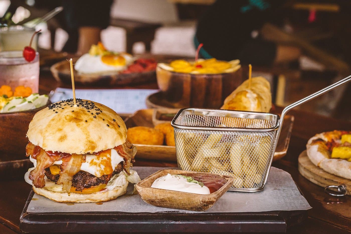 Mad Monkey Hostel Restaurant in Siargao Island