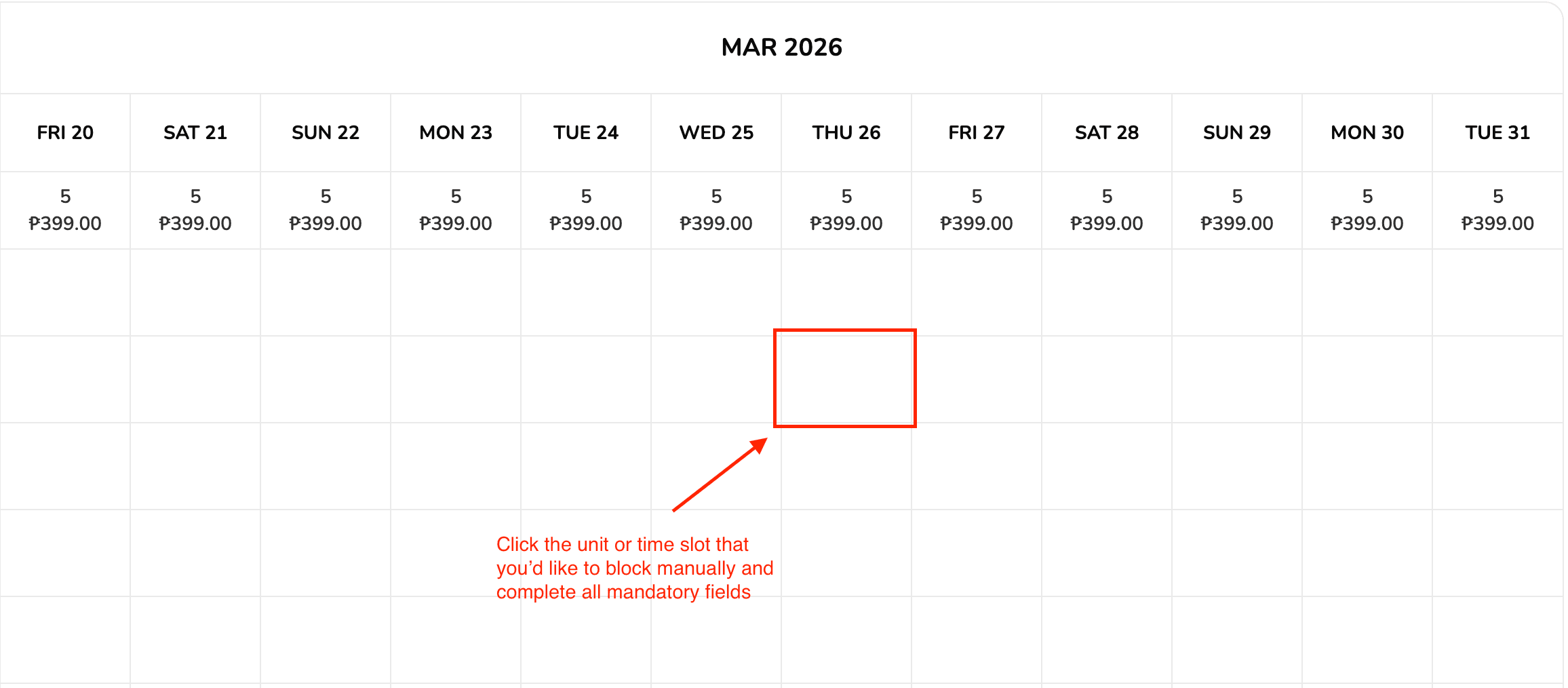 Add booking to calendar